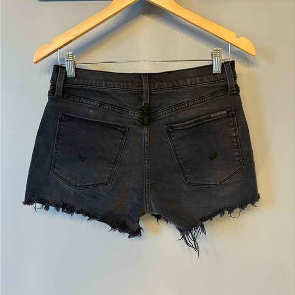 Hudson Jeans Black/Gray Distressed Jean Shorts size 27 - Picture 5 of 8